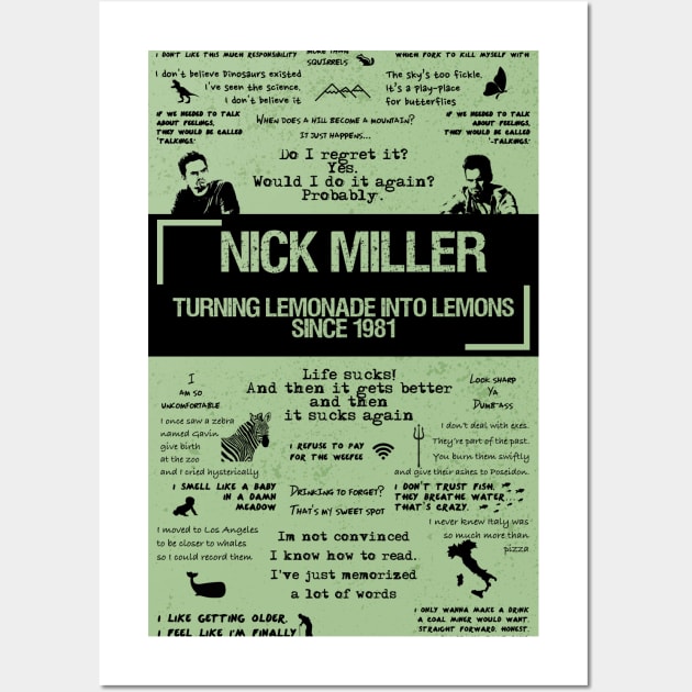 Nick Miller Quotes Wall Art by vgreen